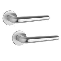 Ручки на розетте TUPAI 4160 5S (4041-4046) хром матовый